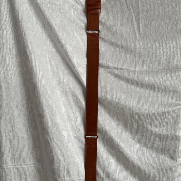Vintage , Etienne Aigner, women’s wide tan leather belt, size M main image 4